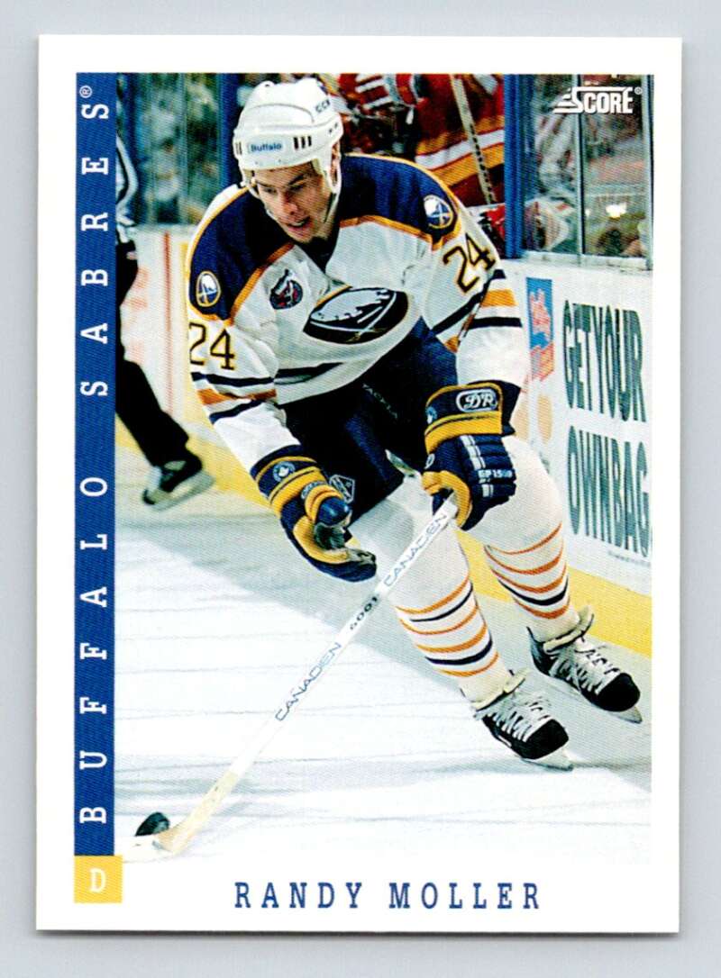 1993-94 Score Canadian #422 Randy Moller Hockey Image 1