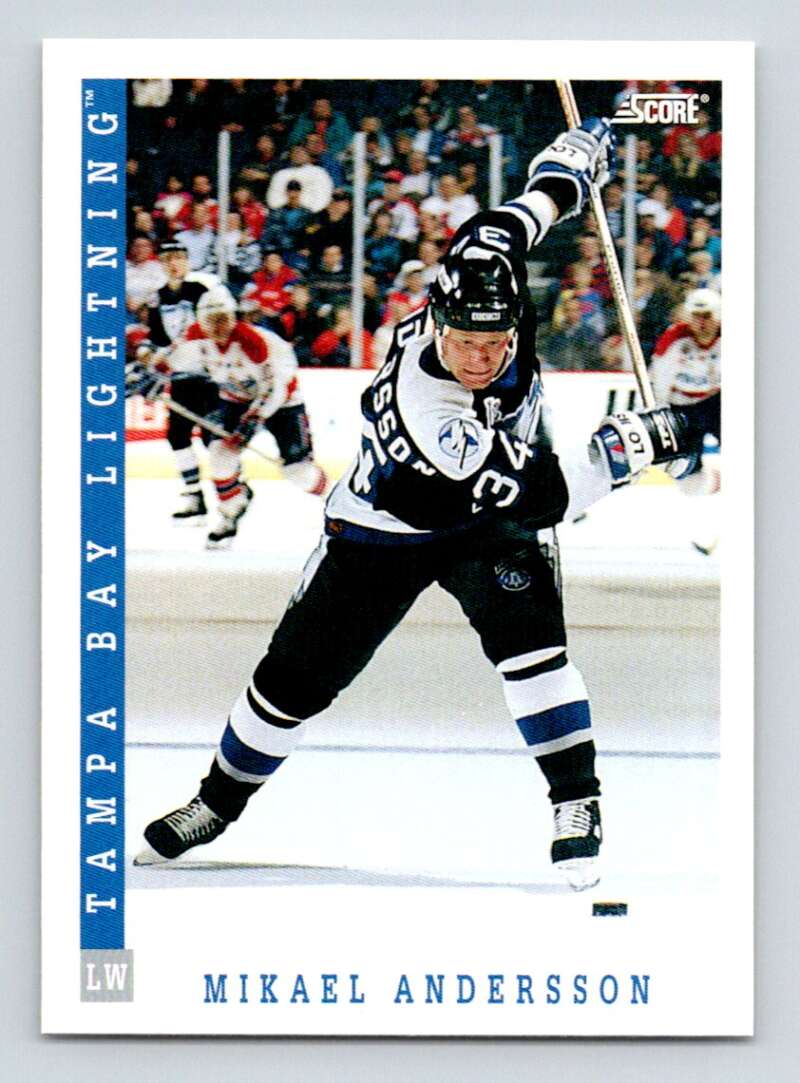 1993-94 Score Canadian #427 Mikael Andersson Hockey Tampa Bay Lightning Image 1