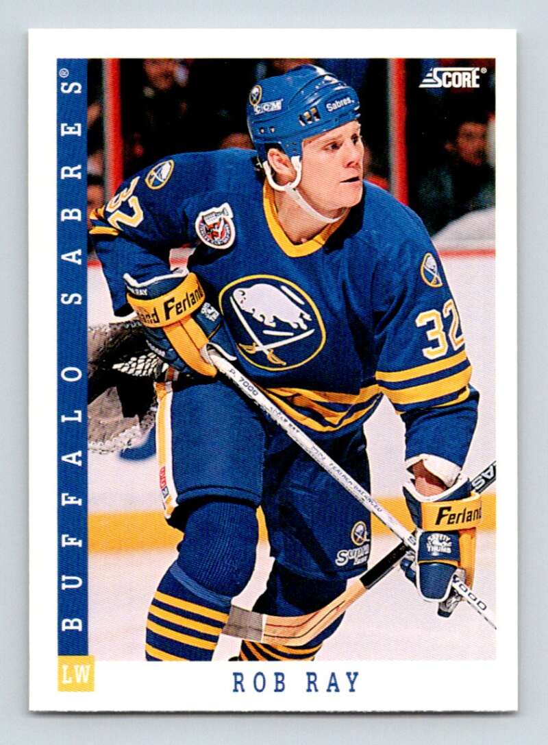 1993-94 Score Canadian #433 Rob Ray Hockey Buffalo Sabres Image 1