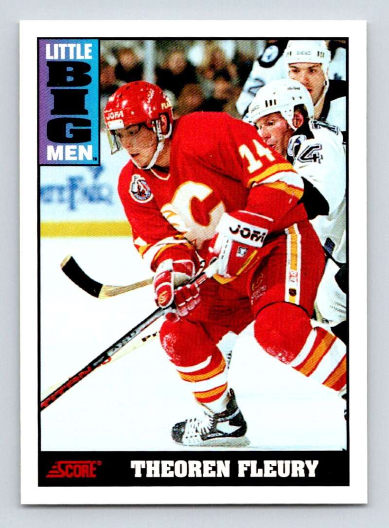1993-94 Score Canadian #441 Theo Fleury Hockey Calgary Flames Image 1