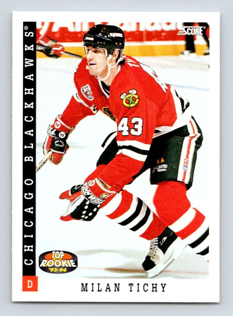 1993-94 Score Canadian #461 Milan Tichy TR Hockey RC Rookie Image 1