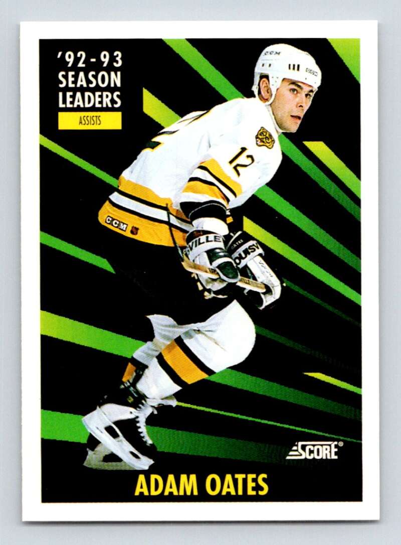 1993-94 Score Canadian #478 Boston Bruins /Assists SL Hockey Boston Bruins Image 1