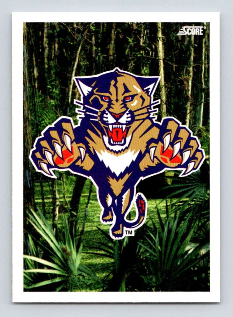 1993-94 Score Canadian #491 Florida Panthers Logo Hockey Image 1