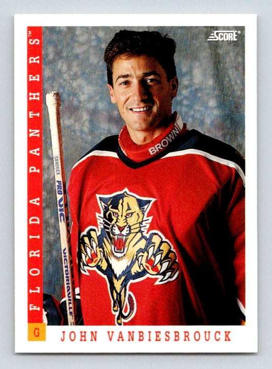 1993-94 Score Canadian #492 John Vanbiesbrouck Hockey Florida Panthers  Image 1