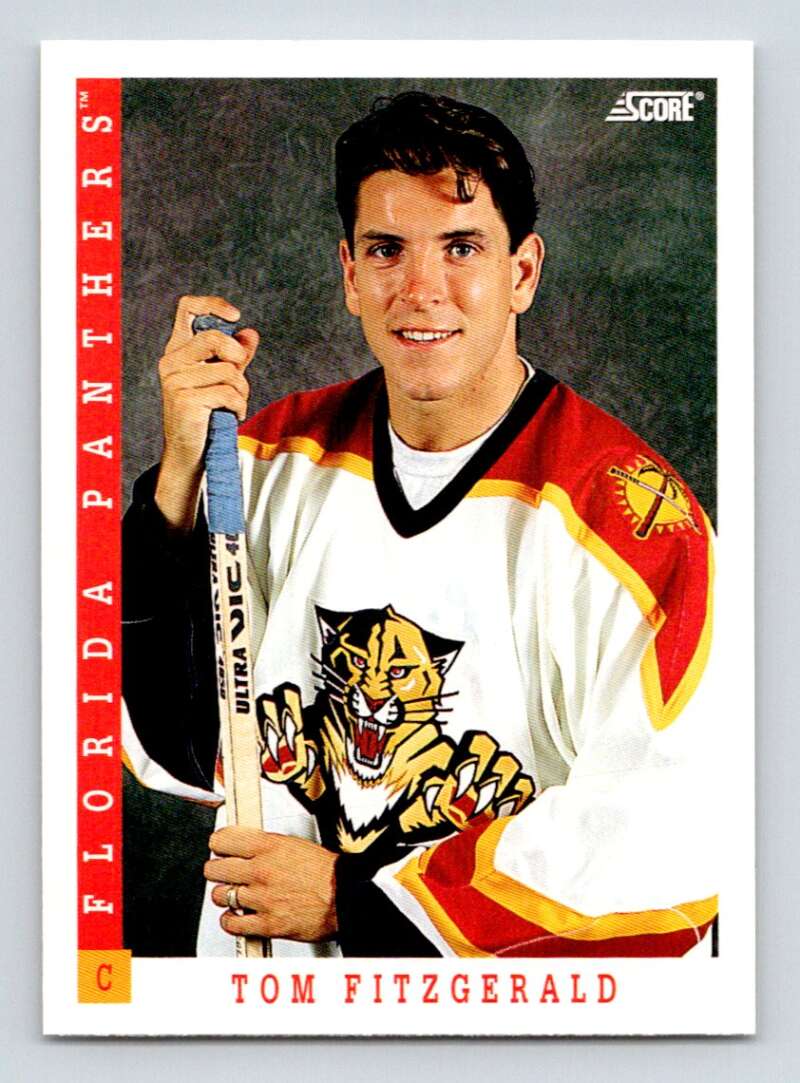 1993-94 Score Canadian #493 Tom Fitzgerald Hockey Florida Panthers Image 1