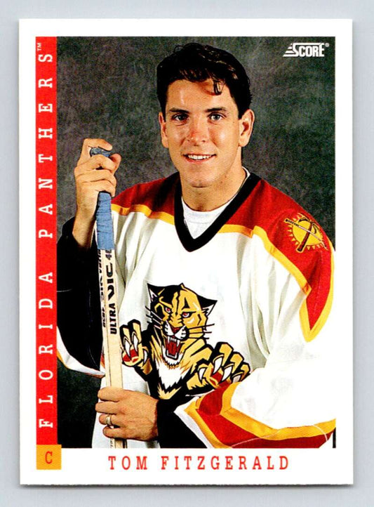 1993-94 Score Canadian #493 Tom Fitzgerald Hockey Florida Panthers  Image 1