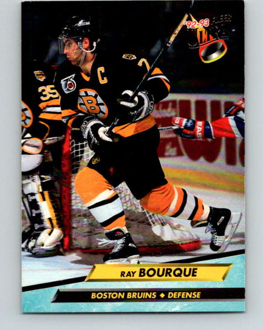 1992-93 Fleer Ultra #2 Ray Bourque  Boston Bruins  Image 1