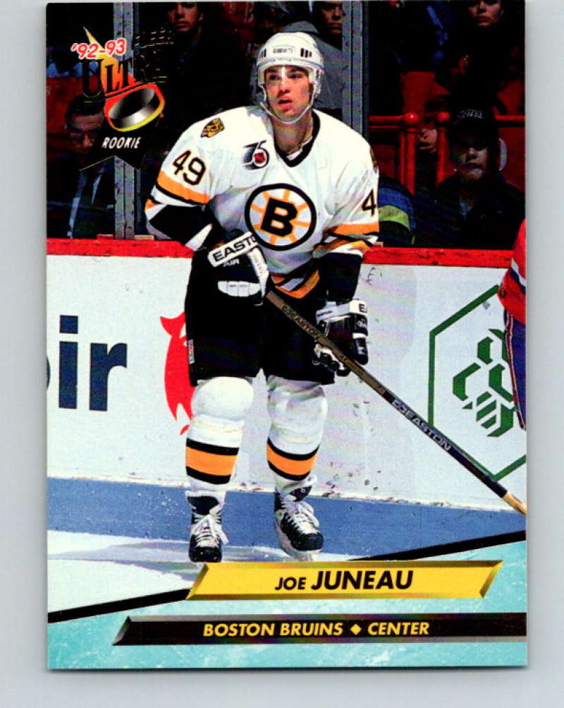 1992-93 Fleer Ultra #4 Joe Juneau Boston Bruins Image 1