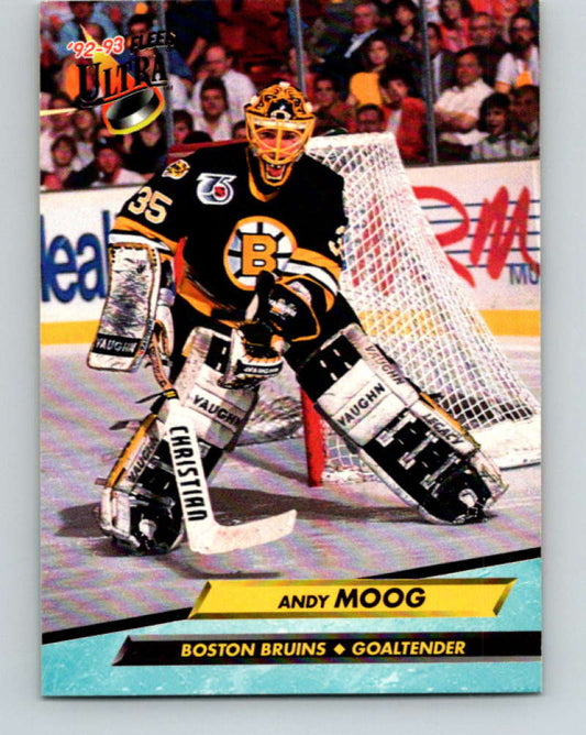 1992-93 Fleer Ultra #6 Andy Moog  Boston Bruins  Image 1