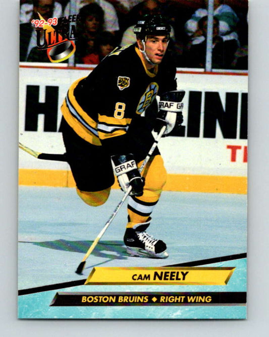 1992-93 Fleer Ultra #7 Cam Neely  Boston Bruins  Image 1
