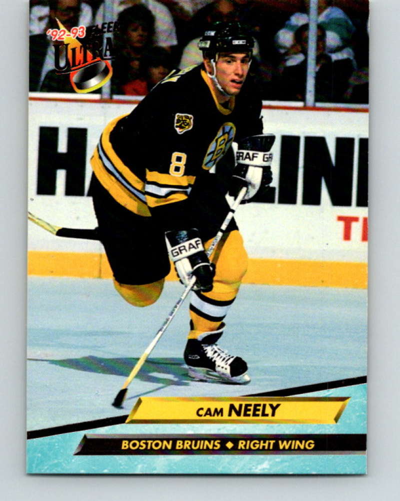 1992-93 Fleer Ultra #7 Cam Neely Boston Bruins Image 1