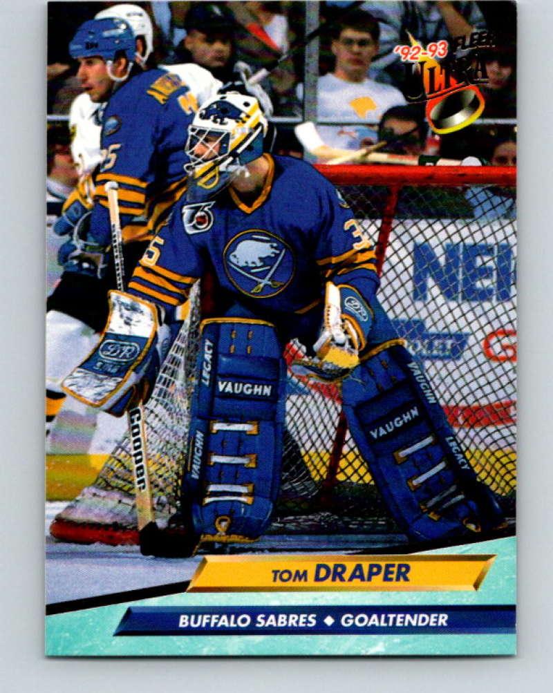 1992-93 Fleer Ultra #14 Tom Draper Buffalo Sabres Image 1