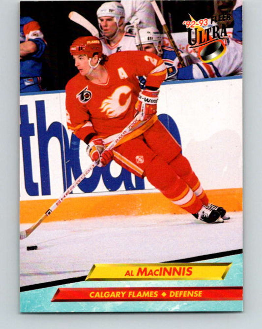 1992-93 Fleer Ultra #23 Al MacInnis  Calgary Flames  Image 1