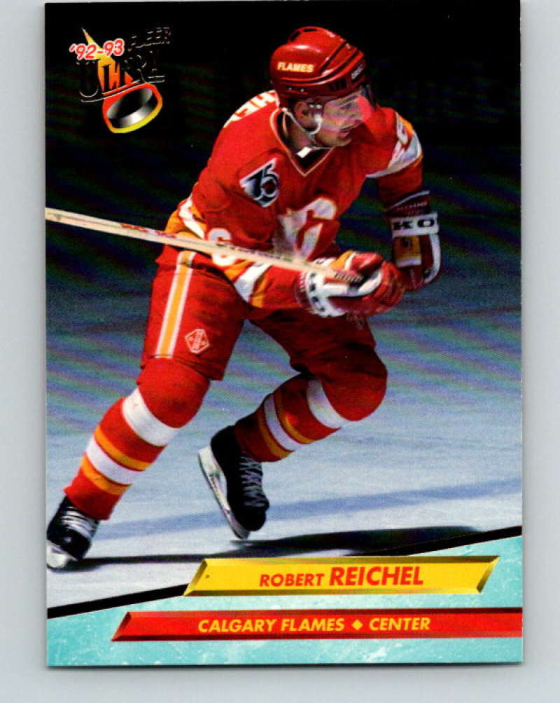 1992-93 Fleer Ultra #28 Robert Reichel Calgary Flames Image 1