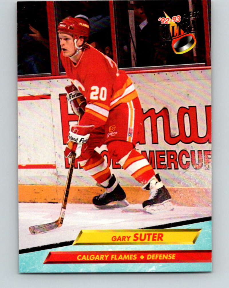 1992-93 Fleer Ultra #30 Gary Suter Calgary Flames Image 1