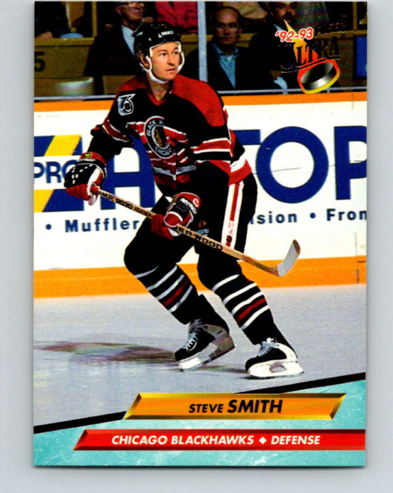 1992-93 Fleer Ultra #42 Steve Smith Chicago Blackhawks Image 1