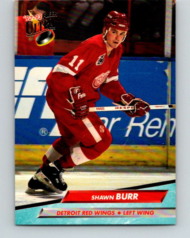 1992-93 Fleer Ultra #44 Shawn Burr Detroit Red Wings Image 1