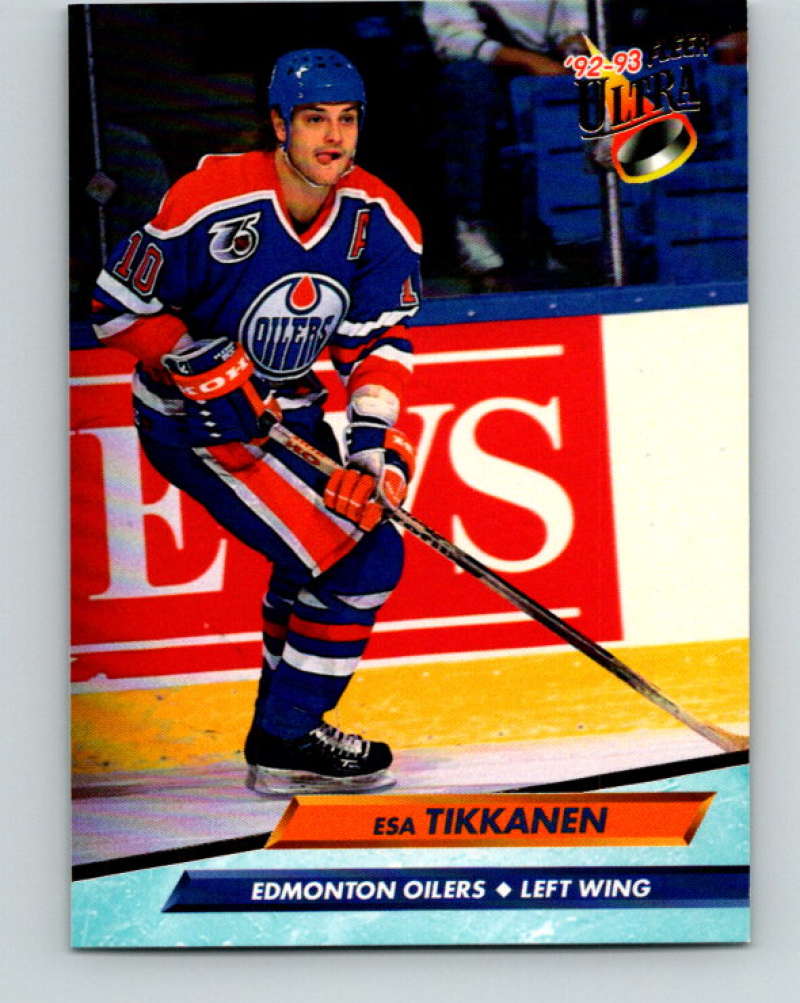 1992-93 Fleer Ultra #67 Esa Tikkanen Image 1