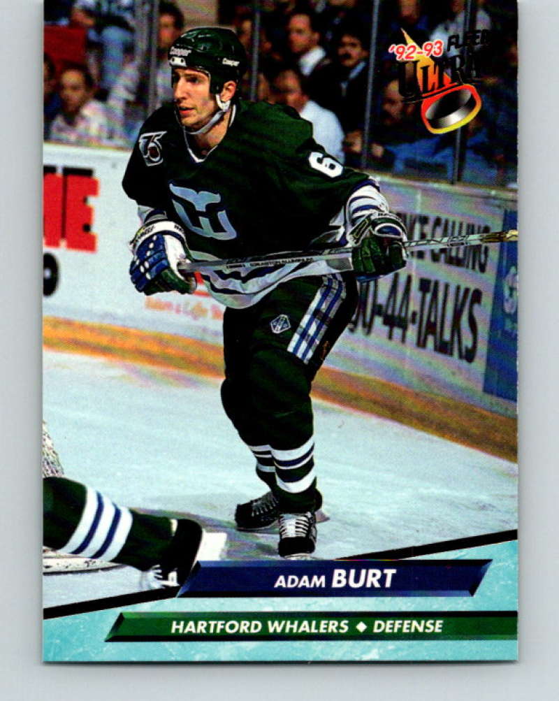 1992-93 Fleer Ultra #69 Adam Burt Hartford Whalers Image 1