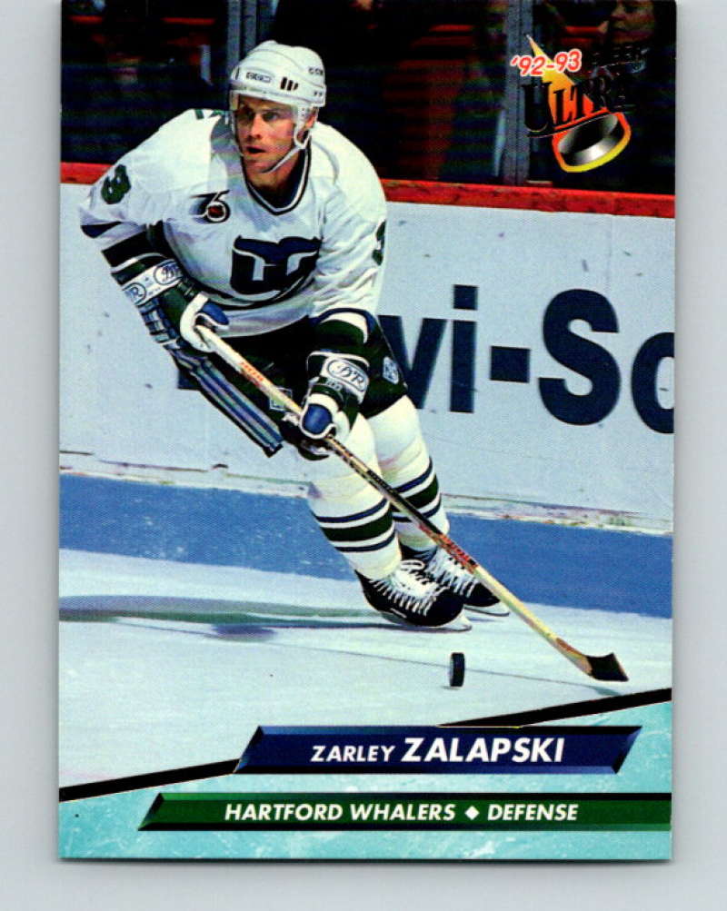 1992-93 Fleer Ultra #77 Zarley Zalapski Hartford Whalers Image 1