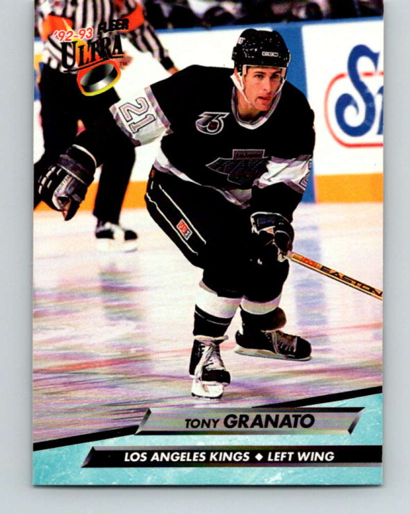 1992-93 Fleer Ultra #82 Tony Granato Los Angeles Kings Image 1