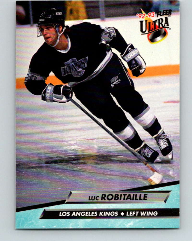 1992-93 Fleer Ultra #87 Luc Robitaille Los Angeles Kings Image 1