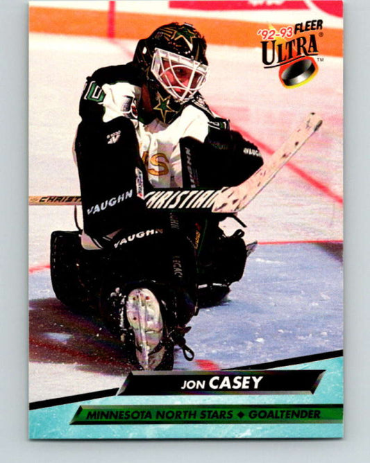 1992-93 Fleer Ultra #90 Jon Casey  Minnesota North Stars  Image 1