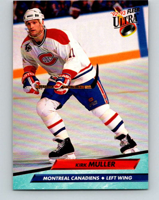 1992-93 Fleer Ultra #107 Kirk Muller  Montreal Canadiens  Image 1