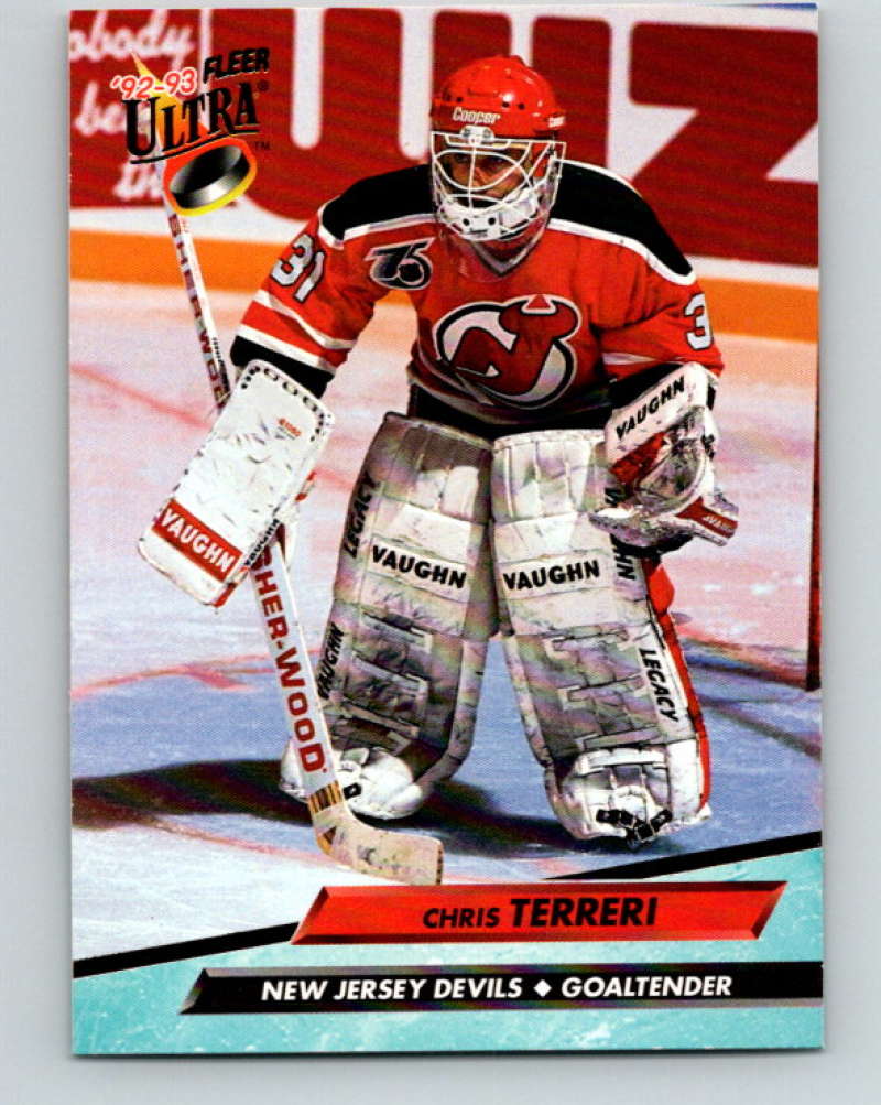1992-93 Fleer Ultra #120 Chris Terreri New Jersey Devils Image 1