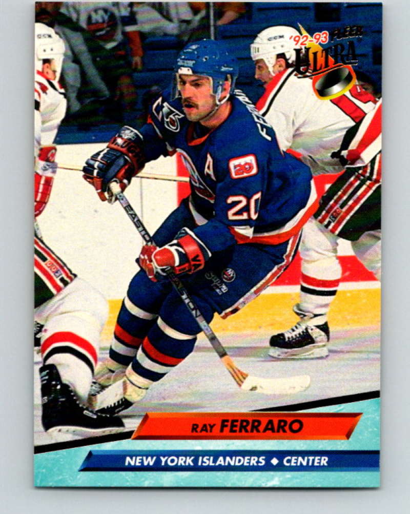1992-93 Fleer Ultra #123 Ray Ferraro New York Islanders Image 1