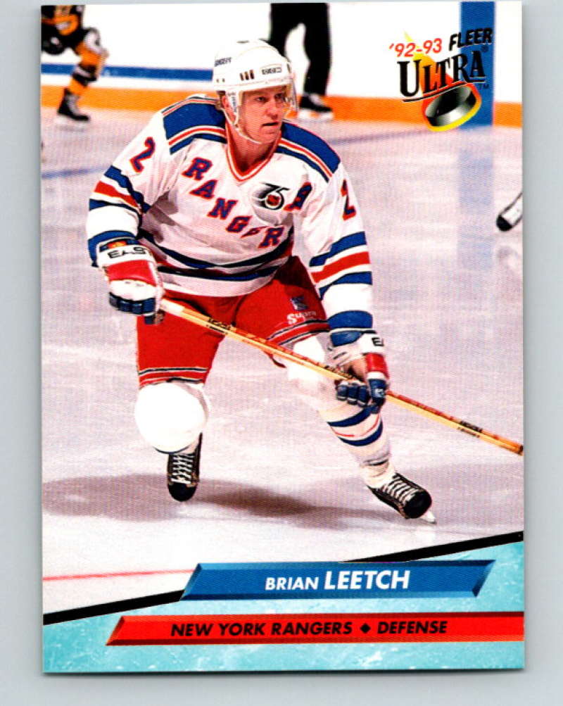 1992-93 Fleer Ultra #138 Brian Leetch New York Islanders Image 1