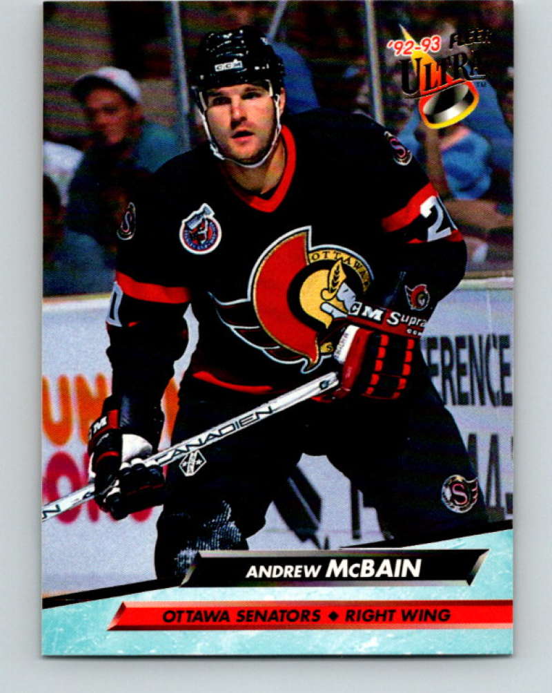 1992-93 Fleer Ultra #147 Andrew McBain Ottawa Senators Image 1