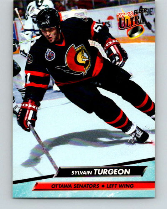 1992-93 Fleer Ultra #149 Sylvain Turgeon  Ottawa Senators  Image 1