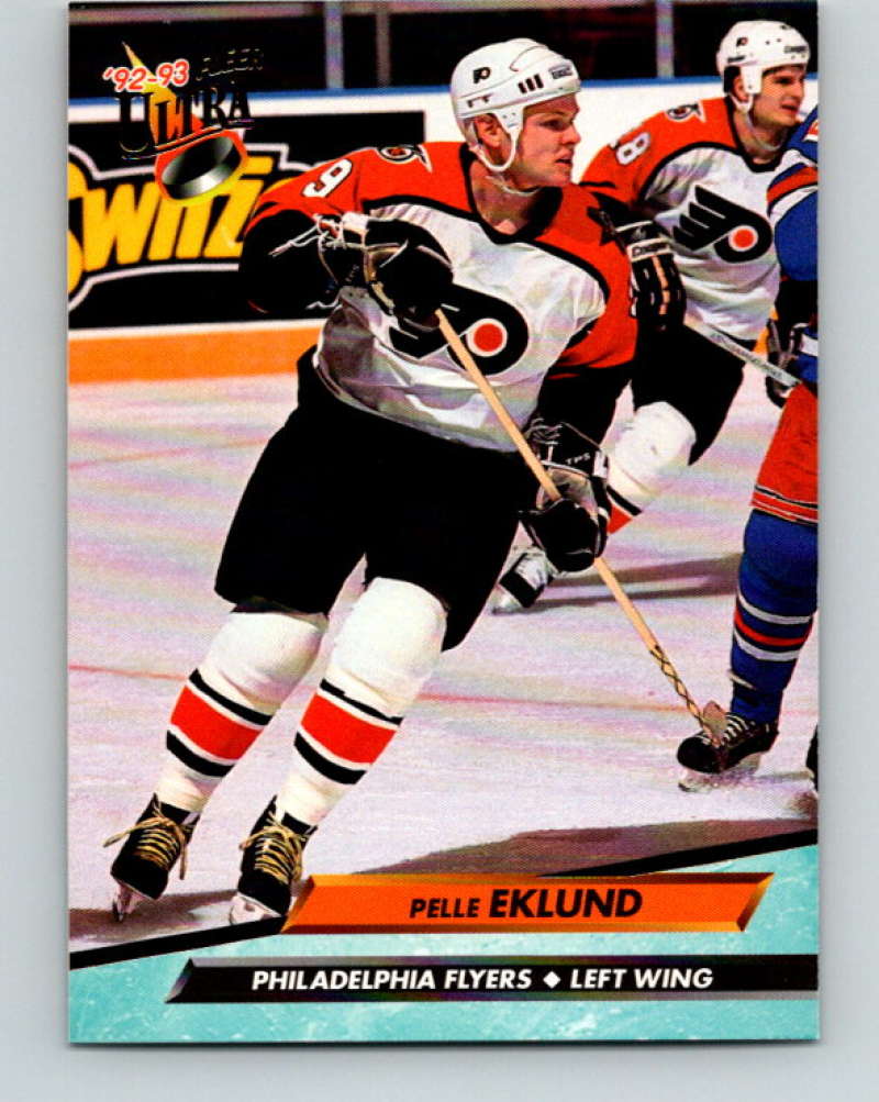 1992-93 Fleer Ultra #155 Pelle Eklund Philadelphia Flyers Image 1