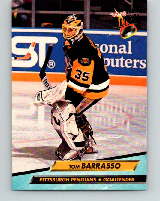 1992-93 Fleer Ultra #162 Tom Barrasso  Pittsburgh Penguins  Image 1