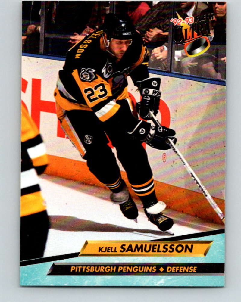 1992-93 Fleer Ultra #169 Kjell Samuelsson Pittsburgh Penguins Image 1