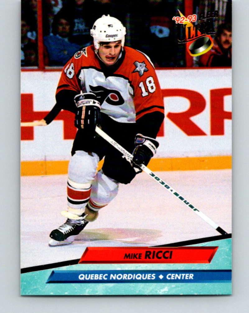 1992-93 Fleer Ultra #178 Mike Ricci Image 1