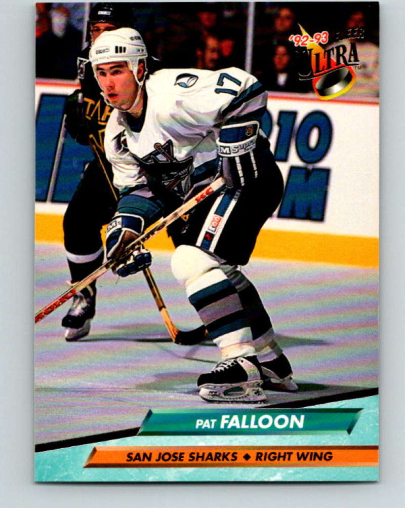 1992-93 Fleer Ultra #194 Pat Falloon San Jose Sharks Image 1