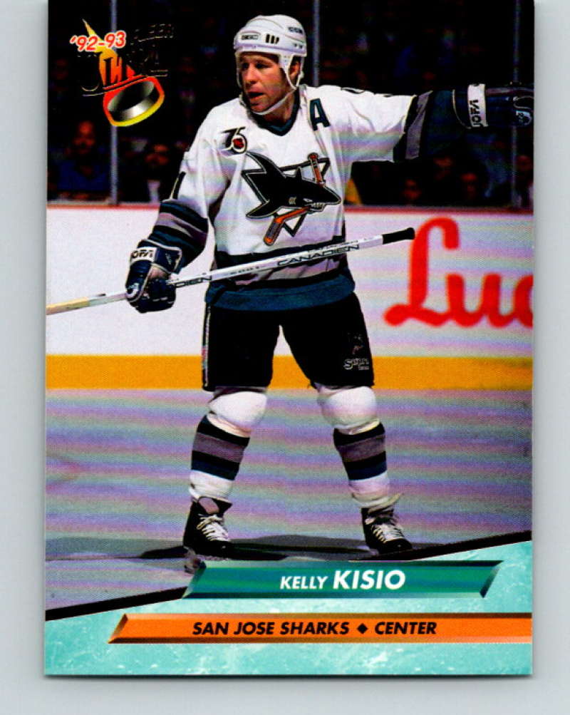 1992-93 Fleer Ultra #196 Kelly Kisio San Jose Sharks Image 1