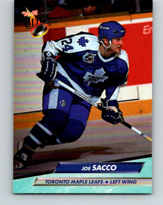 1992-93 Fleer Ultra #215 Joe Sacco  Toronto Maple Leafs  Image 1