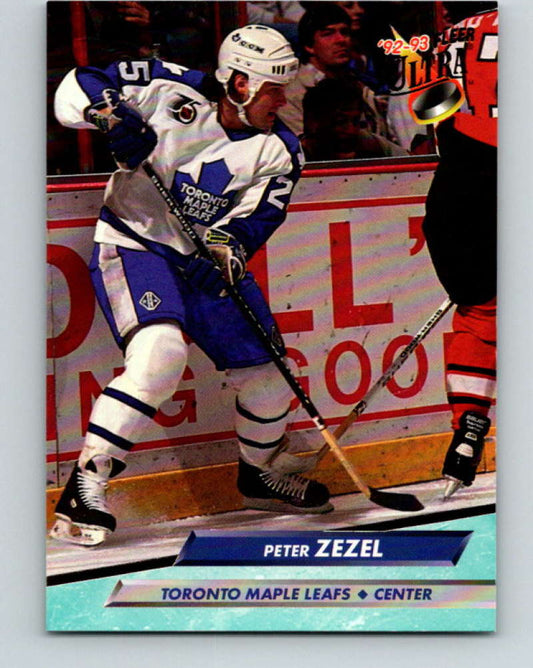 1992-93 Fleer Ultra #216 Peter Zezel  Toronto Maple Leafs  Image 1
