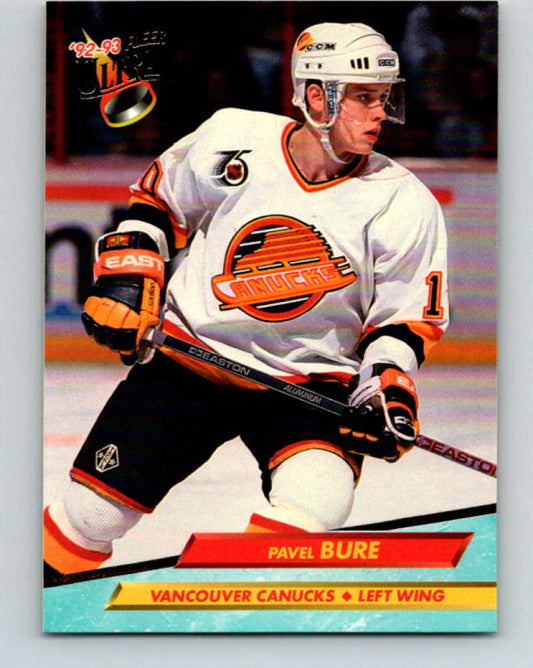 1992-93 Fleer Ultra #219 Pavel Bure  Vancouver Canucks  Image 1