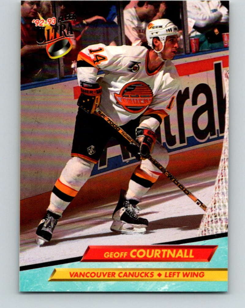 1992-93 Fleer Ultra #220 Geoff Courtnall Image 1