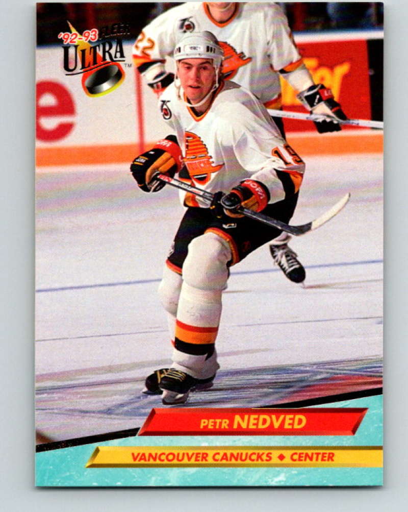 1992-93 Fleer Ultra #226 Petr Nedved Vancouver Canucks Image 1