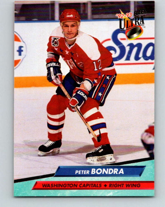 1992-93 Fleer Ultra #230 Peter Bondra  Washington Capitals  Image 1