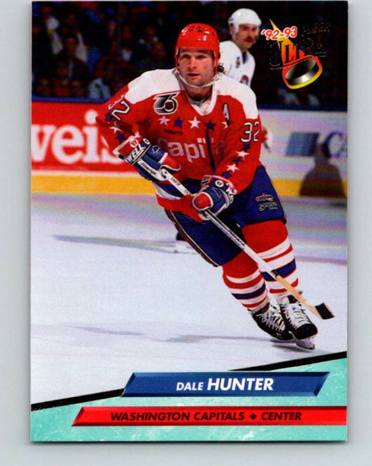 1992-93 Fleer Ultra #232 Dale Hunter  Washington Capitals  Image 1
