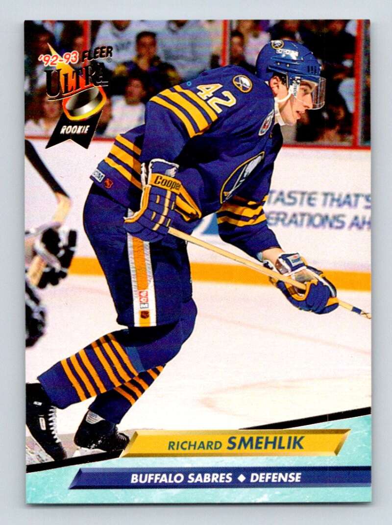 1992-93 Fleer Ultra #262 Richard Smehlik RC Rookie Image 1