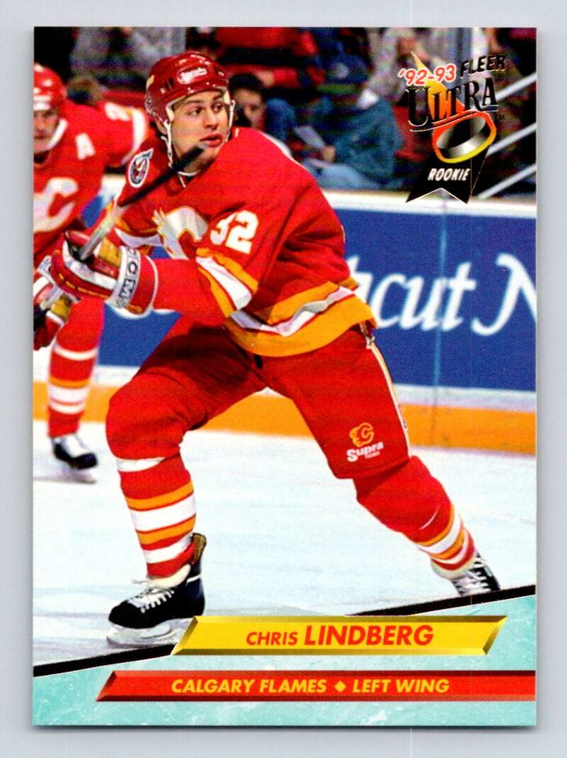 1992-93 Fleer Ultra #269 Chris Lindberg Calgary Flames Image 1