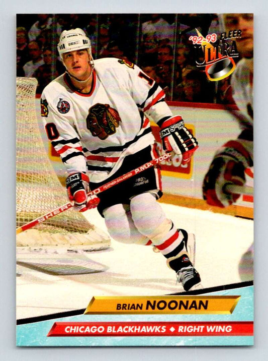1992-93 Fleer Ultra #280 Brian Noonan  Chicago Blackhawks  Image 1