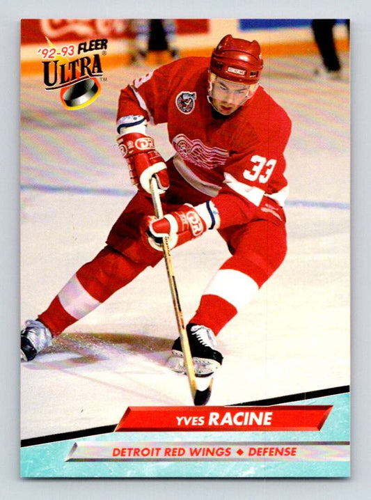 1992-93 Fleer Ultra #287 Yves Racine  Detroit Red Wings  Image 1